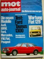 mot 14/1972 Ford Taunus 1300, VW 181 Kübel,K70, 412