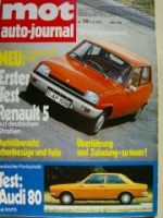 mot 18/1972 Renault 5, Audi 80, Fiat 500 +250er,Ford Capri