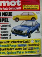 mot 21/1980 Renault Fuego, Dauertest: Kadett vs. Golf