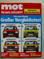 mot 22/1977 Vergleich Ford Granada 2.3 vs. BMW 520 E12