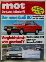 mot 18/1978 Vergleich: Senator 3.0E 280 SE W116 BMW 730 E23 2.Te