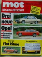 mot 19/1978 Fiat Ritmo, Dauertest: Audi 100 GLS Typ43