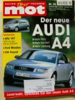 mot 22/2000 Audi A4, Alfa 147,Ford Mondeo 20i, Lupo FSI,BMW 525i