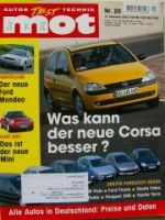 mot 20/2000 Opel Corsa D vs. Polo vs. Fiesta vs. Fabia vs. 206