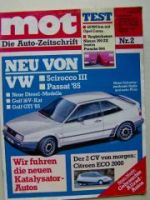 mot 2/1985 Dauertest: Opel Corsa A, Posche 944 vs. Nissan 300ZX