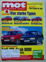mot 5/1992 Mazda Sonderteil 626, Test: Honda Civic ESi