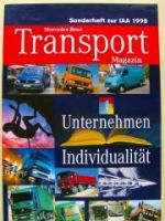 Mercedes Benz Transport Magazin Sonderheft IAA 1998
