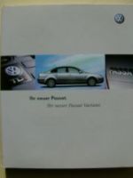 VW Werbebuch Passat Facelift +Variant Juni 2002 NEU
