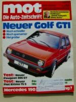 mot 13/1983 Peugeot 205GT, Alfetta, Audi 200 Turbo, Ritmo 75 Super