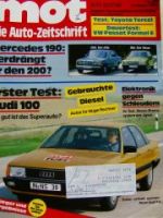 mot 21/1982 Audi 100 Typ44, 190 W201 vs. 200 W123