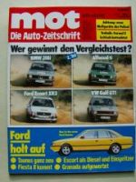 mot 7/1981 BMW 318i E21 vs. Alfasud ti vs. Escort XR3 vs. Golf1