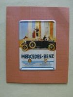 Mercedes-Benz Blechplakette zu Weihachten 2003 Rarität