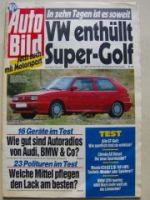 Auto Bild 9/1989 VW Golf2 Rallye G60,BMW 320i Touring E30