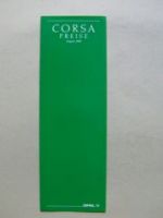 Opel Corsa A August 1990 City, Swing, Joy, GSI