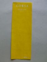 Opel Corsa A März 1992 City,Eco, Swing, Joy, GSI