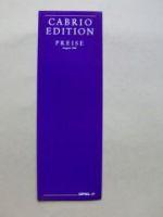 Opel Kadett E Cabrio Edition August 1991