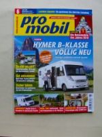 pro mobil 6/2010 Hymer B-Klasse, Rapido Serie 6, Alkoven