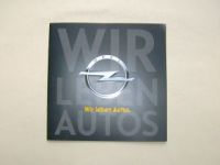 Opel Wir leben Autos 2010 Prospekt