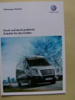 VW Crafter Zubehör Prospekt Januar 2009 NEU