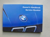 BMW Owner"s Handbook Service Booklet 1985 E30 325 325e 325es