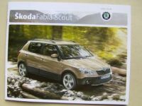 Skoda Fabia Scout Prospekt Oktober 2010 NEU