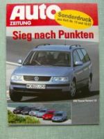 Auto Zeitung 15+16/97 VW Passat Variant 1.8 gegen Vectra Mondeo