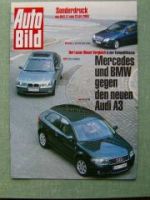 Auto Bild 17/2003 Audi A3 20tdi gegen 320td compact E46 C220 CDi