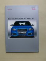 Audi A3 und S3 April 2008 +CD +Fotos Rarität 8P
