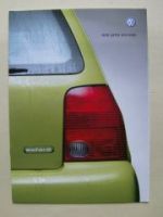 VW Lupo Oxford Prospekt Januar 2002 +Preisliste Rarität