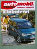 automobil TESTS 6/2006 Opel Meriva Sonderdruck NEU