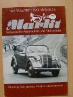 Markt 5/1981 für klassische Automobile und Motorräder