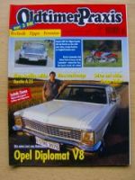 Oldtimer Praxis 9/1999 Opel Dipomt V8, Honda S600,Norton