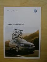 VW Golf Plus Zubehör Prospekt März 2009 NEU