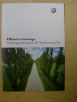VW Effizient unterwegs Hintergrundwissen für Spritsparprofis