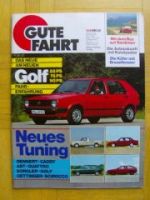 Gute Fahrt 10/1983 Abt Quattro, Dennert, Oettinger, Golf2