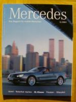 Mercedes magazin 3/2001 SL-Klasse BR230,Vaneo,Silberpfeil