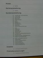 Audi Preisliste A1 November 2010 NEU