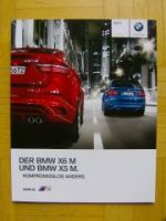 BMW X6M E71 X5M E70 Prospekt März 2011 NEU