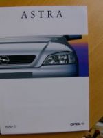 Opel Astra B Prospektmappe 1998 +Preisliste NEU