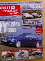 ams 25/2001 E-Klasse W211, BMW 745i E65 vs. S500 BR220