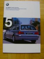 BMW Prospekt De 5-serie touring E39 1998 520i-540i 525tds Hollan