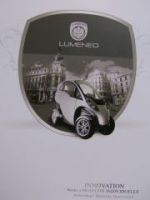 Lumeno Innovation pour la Mobilitè Individuelle Pressemappe +CD