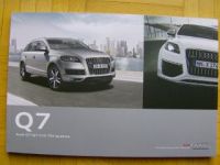Audi Q7/V12 TDI quattro Prospekt Oktober 2010 NEU