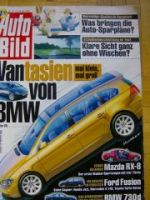 Auto Bild 44/2002 Mazda RX-8, BMW 730d E65,S320CDI,Audi A2 16FSI