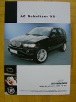 AC Schnitzer X5 E53 Prospektblatt NEU