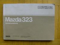 Mazda 323 Betriebsanleitung 1989 Benziner Diesel