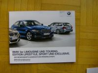 BMW 3er Limousine Touring E90 E91 Edition März 2011 NEU