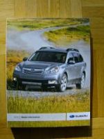 Subaru Pressemappe 2010 Outback Legacy +Cd+LA Auto Show CD