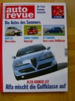 auto revue 7/2000 smart cabrio, Audi A2, PT Cruiser,147S400CDI,