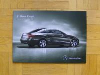 Mercedes Benz Preisliste E-Klasse Coupè BR207 Februar 2011